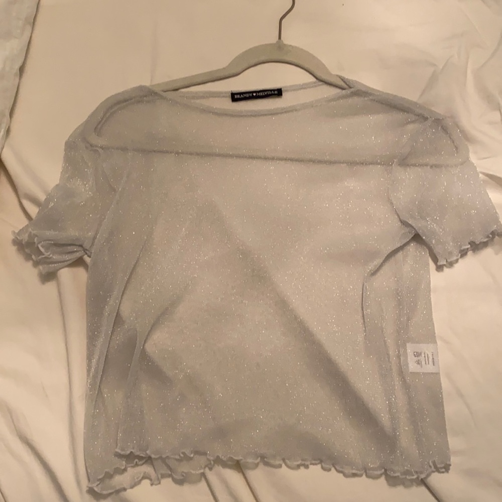 Brandy Melville sheer top